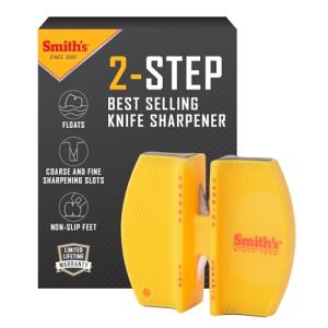 Smith's 2-Step Portable Knife Sharpener - Yellow