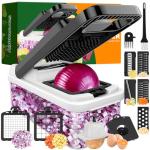 12-in-1 Vegetable Chopper with 7 Blades