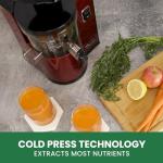 Omega Cold Press Vertical Juicer - Quiet and Compact