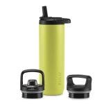 ZULU 24oz Stainless Steel Water Bottle with Lids