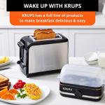 KRUPS 2-Slice Stainless Steel Toaster with Wide Slots