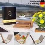 Large Acacia Wood Tortilla Press with Accessories