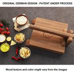 Large Acacia Wood Tortilla Press with Accessories