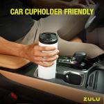 ZULU 24oz Stainless Steel Water Bottle with Lids