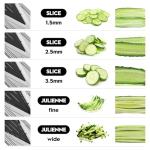 5-in-1 Adjustable Mandoline Slicer with Gloves