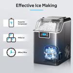 Countertop Nugget Ice Maker with Self-Cleaning