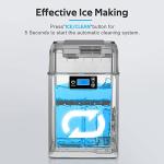 Countertop Nugget Ice Maker with Self-Cleaning