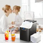 Countertop Nugget Ice Maker with Self-Cleaning