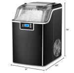 Countertop Nugget Ice Maker with Self-Cleaning