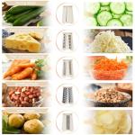 Energevity Manual Cheese Grater with 5 Blades