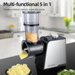 5-in-1 Electric Vegetable Slicer and Cheese Grater
