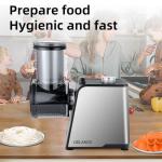 5-in-1 Electric Vegetable Slicer and Cheese Grater