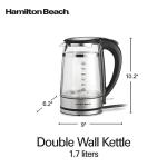 Hamilton Beach 1.7L Electric Kettle with Auto Shutoff