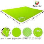 Colored Flexible Plastic Cutting Board Mats Set of 4