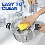 WantJoin 6Qt Aluminum Pressure Cooker with Canner Rack