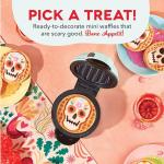 DASH Mini Waffle Maker Skull & Jack-O-Lantern Plates