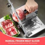 Manual Stainless Steel Meat Slicer for Home Use