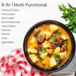 prepAmeal 9-in-1 Electric Pressure Cooker 6QT