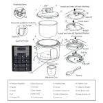prepAmeal 9-in-1 Electric Pressure Cooker 6QT