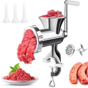 Manual Meat Grinder for Home Sausage and Burgers