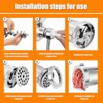Manual Meat Grinder for Home Sausage and Burgers