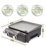 Cuisinart Two-Burner Gourmet Gas Griddle