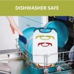 Set of 4 Colorful Plastic Cutting Boards