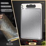 Double-Sided Stainless Steel Chopping Board