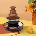 Stainless Steel 3-Tier Chocolate Fondue Fountain
