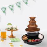 Stainless Steel 3-Tier Chocolate Fondue Fountain
