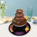 Stainless Steel 3-Tier Chocolate Fondue Fountain