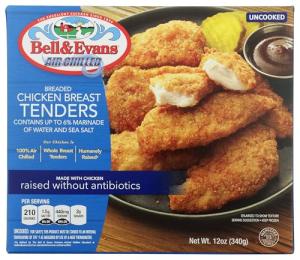 Bell & Evans Frozen Breaded Chicken Tenders 12 oz