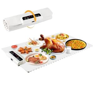 Foldable Food Warming Mat with Adjustable Temperature