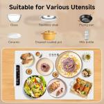 Foldable Food Warming Mat with Adjustable Temperature