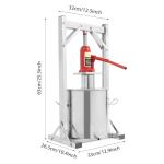 Stainless Steel 3.2 Gal Fruit Press Juicer