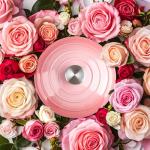 3 Quart Enameled Cast Iron Dutch Oven - Pink