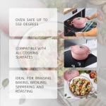 3 Quart Enameled Cast Iron Dutch Oven - Pink