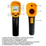 Infrared Cooking Thermometer Gun with Backlight