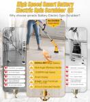 Qimedo Cordless Electric Spin Scrubber with 8 Brushes
