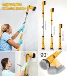 Qimedo Cordless Electric Spin Scrubber with 8 Brushes