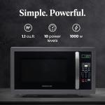 Farberware 1000W Countertop Microwave Oven - Black Stainless