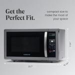 Farberware 1000W Countertop Microwave Oven - Black Stainless