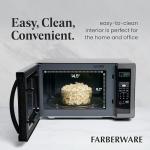 Farberware 1000W Countertop Microwave Oven - Black Stainless