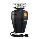 Moen EX75C Black Garbage Disposal, 3/4 HP
