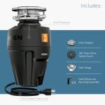 Moen EX75C Black Garbage Disposal, 3/4 HP