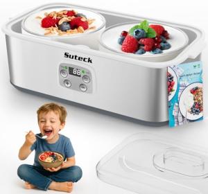 Suteck Stainless Steel Yogurt Maker with Control