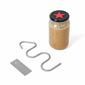 Lervont Stainless Steel Peanut Butter Stirrer for Jars
