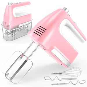 Yalame 5-Speed Electric Hand Mixer with Accessories