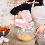 Yalame 5-Speed Electric Hand Mixer with Accessories