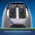 Oster Metallic Grey 2-Slice Bagel Toaster